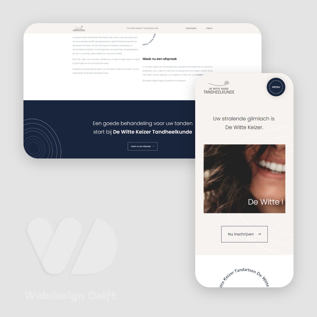 De Witte Keizer Tandheelkunde mobiel